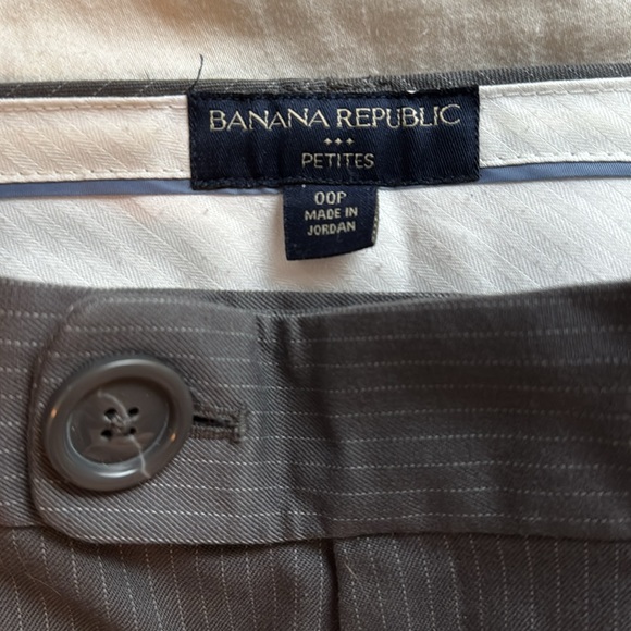 Pinstripe Grey Dress Pants - Picture 3 of 4